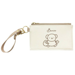 Japan Miffy Pass Case Card Holder & Reel - Boris : Bread