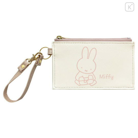 Japan Sanrio Pass Case Card Holder - Miffy / Flora - 1