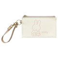 Japan Sanrio Pass Case Card Holder - Miffy / Flora - 1