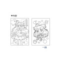 Japan Wonderful PreCure A6 Coloring Book - 2