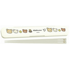 Japan San-X 18cm Chopsticks with Case - New Basic Rilakkuma