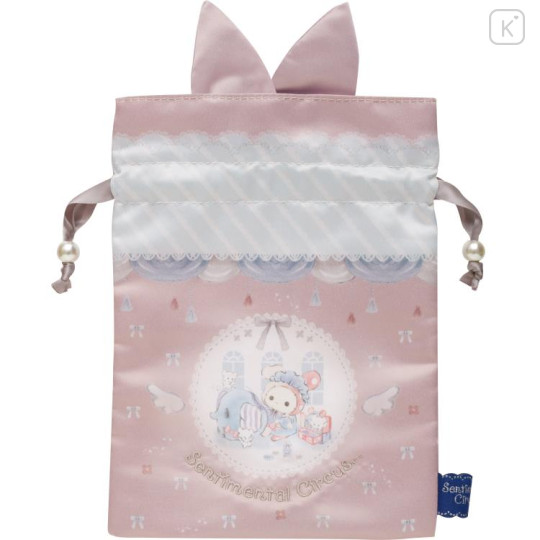 Japan San-X Drawstring Purse - Sentimental Circus / Remake at the Window of Sky-Colored Daydreams - 1