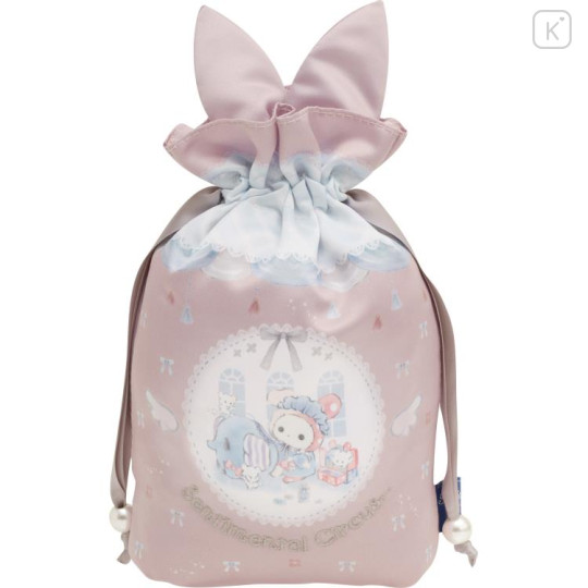 Japan San-X Drawstring Purse - Sentimental Circus / Remake at the Window of Sky-Colored Daydreams - 2