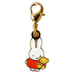 Japan Miffy Tiny Metal Charm - Hug Bear