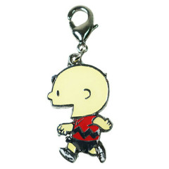 Japan Peanuts Tiny Metal Charm - Charlie Brown