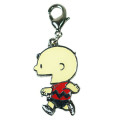 Japan Peanuts Tiny Metal Charm - Charlie Brown - 1