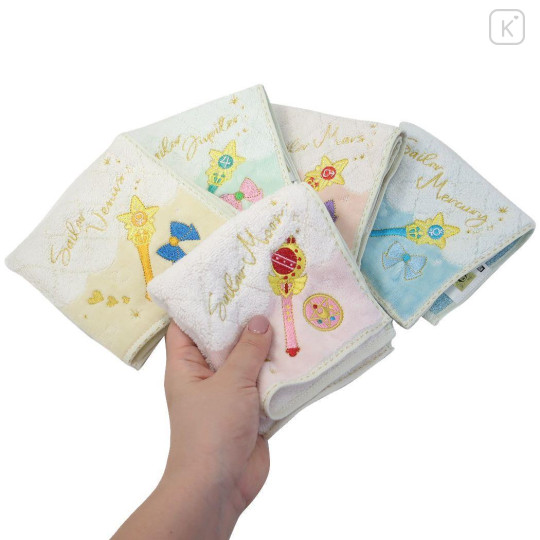 Japan Sailor Moon Jacquard Towel Handkerchief - Sailor Mercury - 3