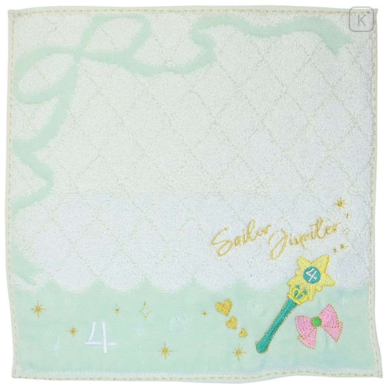 Japan Sailor Moon Jacquard Towel Handkerchief - Sailor Jupiter - 1