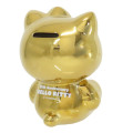 Japan Sanrio Piggy Bank - Hello Kitty / 50th Anniversary / Gold - 2