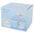 Japan Sanrio Can Piggy Bank with Lock Case - Cinnamoroll & Milk / Blue Sky - 6