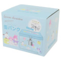 Japan Sanrio Can Piggy Bank with Lock Case - Characters / Light Blue Daisy - 6