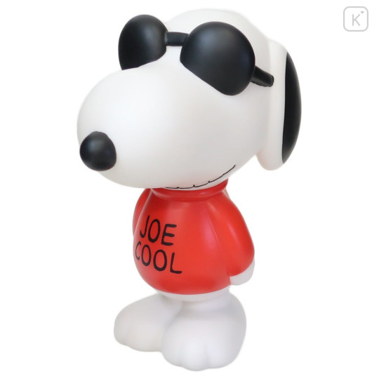 Japan Peanuts Vinyl Piggy Bank - Snoopy / Joe Cool - 1