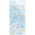 Japan San-X Glitter Hologram Sticker - Sumikko Gurashi / Blue - 1