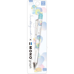 Japan San-X Mono Graph Shaker Mechanical Pencil - Sumikko Gurashi / Gradient Glass White
