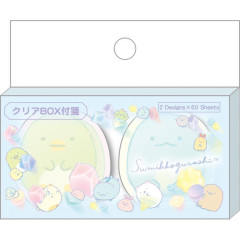 Japan San-X Clear Box Sticky Notes - Sumikko Gurashi / Rabbit's Mysterious Spell B