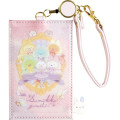 Japan San-X Plush Pass Case with Reel - Sumikko Gurashi / Rabbit's Mysterious Spell - 1