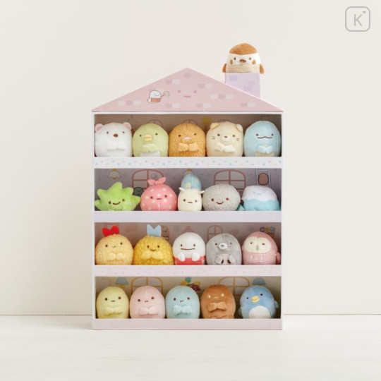Japan San-X Plush Storage Display - Sumikko Gurashi / House Pink - 4