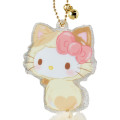 Japan Sanrio Original Acrylic Charm with Tail & Bell - Hello Kitty / Love Cats - 2