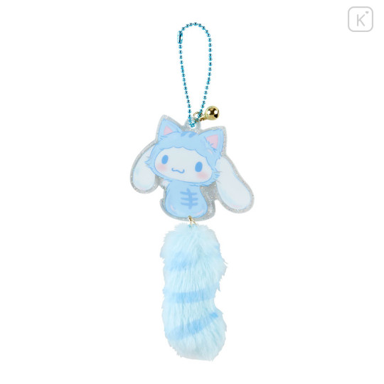 Japan Sanrio Original Acrylic Charm with Tail & Bell - Cinnamoroll : Love Cats - 1
