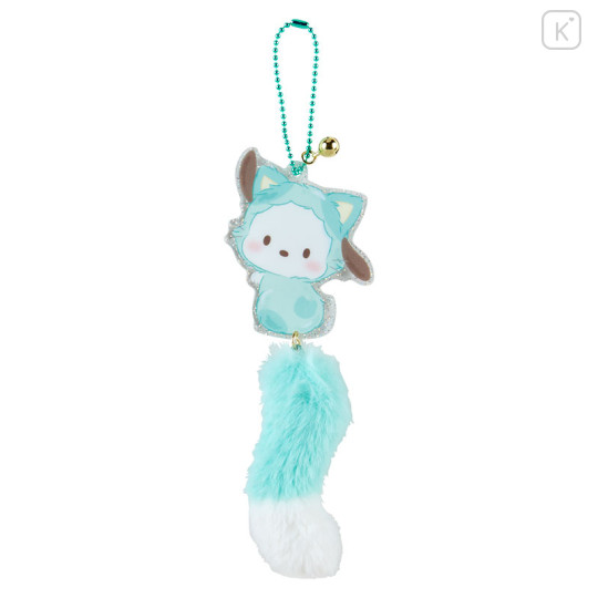 Japan Sanrio Original Acrylic Charm with Tail & Bell - Pochacco : Love Cats - 1