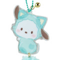 Japan Sanrio Original Acrylic Charm with Tail & Bell - Pochacco : Love Cats - 2