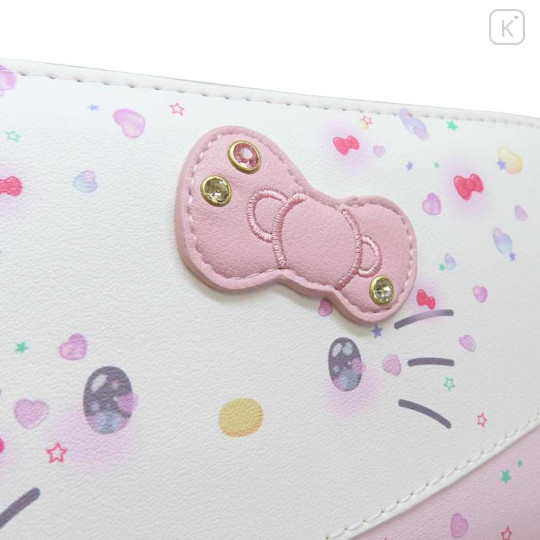 Japan Sanrio Long Wallet - Hello Kitty / Twinkle Heart / 50th Anniversary - 2