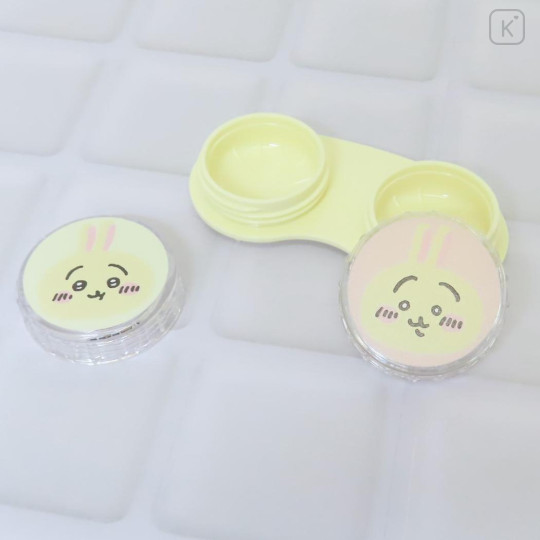 Japan Chiikawa Contact Lens Case - Rabbit / Yellow - 3