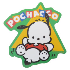 Japan Sanrio Vinyl Sticker - Pochacco / Green
