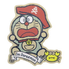 Japan Doraemon Vinyl Sticker - Scared
