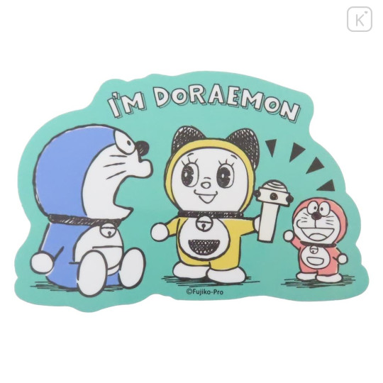 Japan Doraemon Vinyl Sticker - Sibling - 1