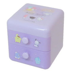 Japan Sanrio Chest Drawers - Characters / Purple