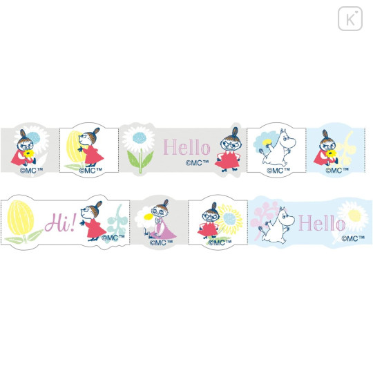 Japan Moomin Masking Tape - Little My / Hello Hi! - 2