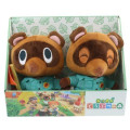 Japan Animal Crossing Plush (S) Set of 2 - Timmy & Tommy Mamekichi & Tsubukichi / Raccoon - 4