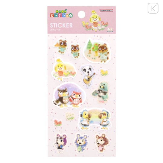 Japan Animal Crossing Sticker - Pink - 1