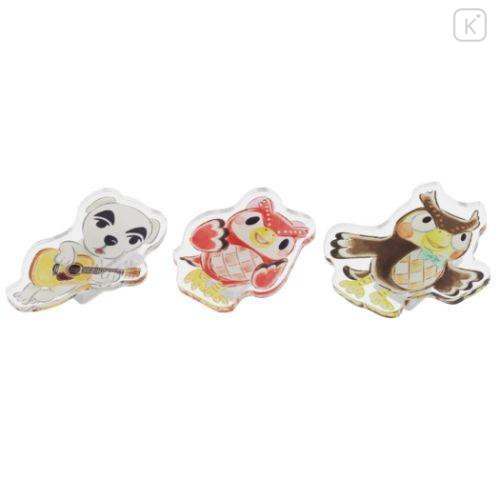 Japan Animal Crossing Acrylic Clip Set - KK Slider & Celeste & Blathers - 5