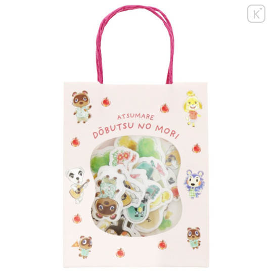 Japan Animal Crossing Sticker - Pink / Mini Paper Bag - 1
