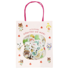 Japan Animal Crossing Sticker - Pink / Mini Paper Bag