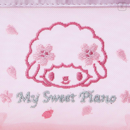 Japan Sanrio Original Mesh Pouch - My Sweet Piano / Sakura 2024 - 4