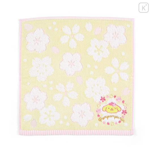 Japan Sanrio Original Petit Towel - Pompompurin / Sakura 2024 - 1
