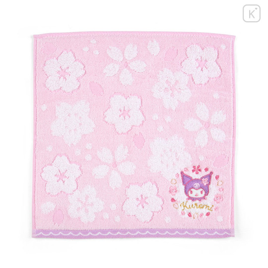 Japan Sanrio Original Petit Towel - Kuromi / Sakura 2024 - 1