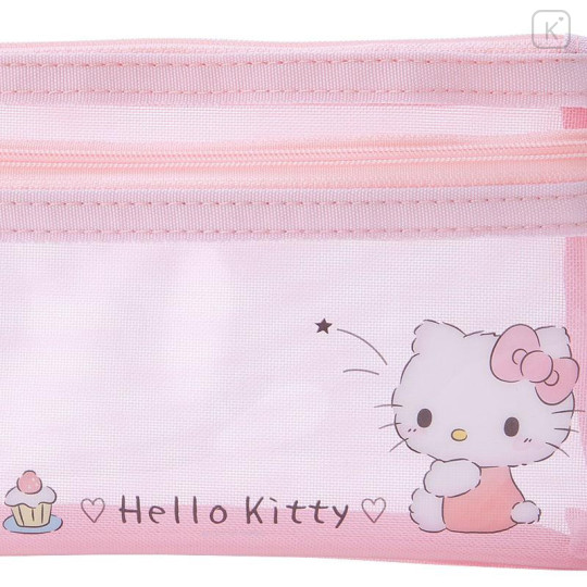 Japan Sanrio Original Flat Pen Case - Hello Kitty - 5