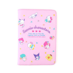 Japan Sanrio Passport Cover - Sanrio Characters Pink