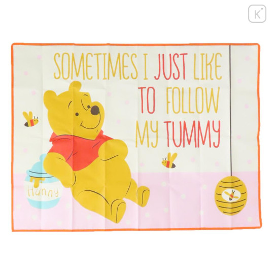 Japan Disney Picnic Blanket - Winnie The Pooh / Follow My Tummy - 1