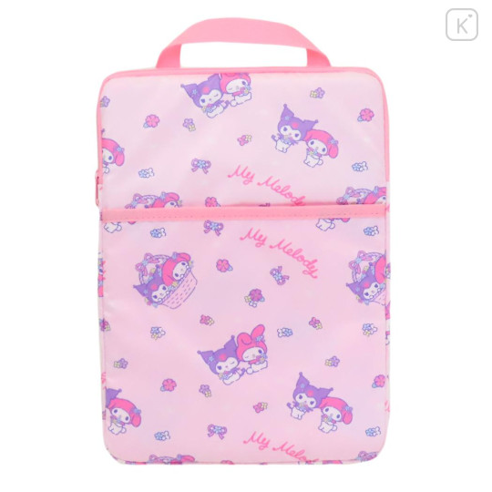 Japan Sanrio Tablet Case - Kuromi & My Melody / Light Pink - 1