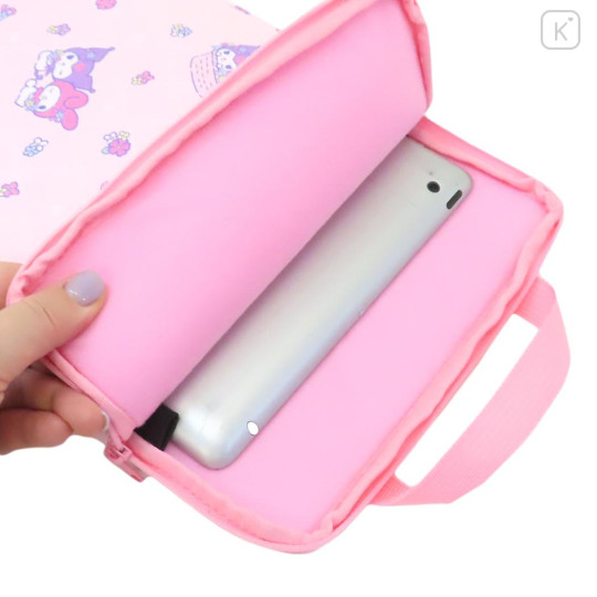 Japan Sanrio Tablet Case - Kuromi & My Melody / Light Pink - 2
