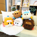 Japan Pui Pui Molcar Hug Stuffed Toy Plush - Shiromo - 4