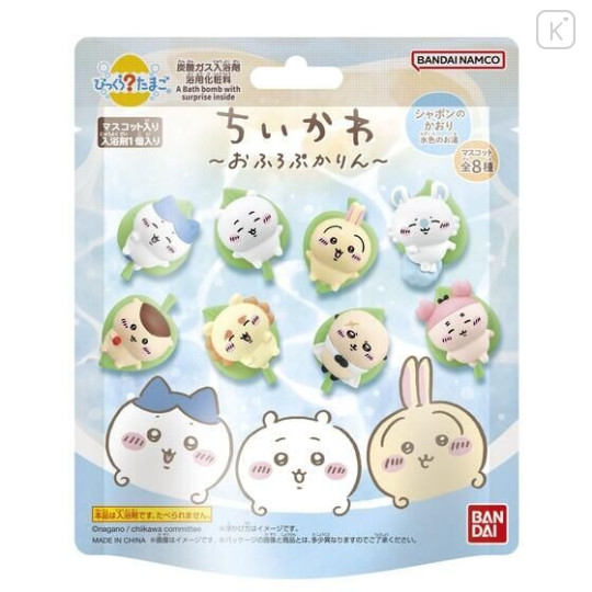 Japan Chiikawa Bath Ball with Random Mascot - Characters : Floating on a Leaf Blind Box - 1