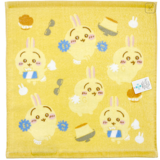 Japan Chiikawa Wash Towel - Rabbit / Yellow - 1