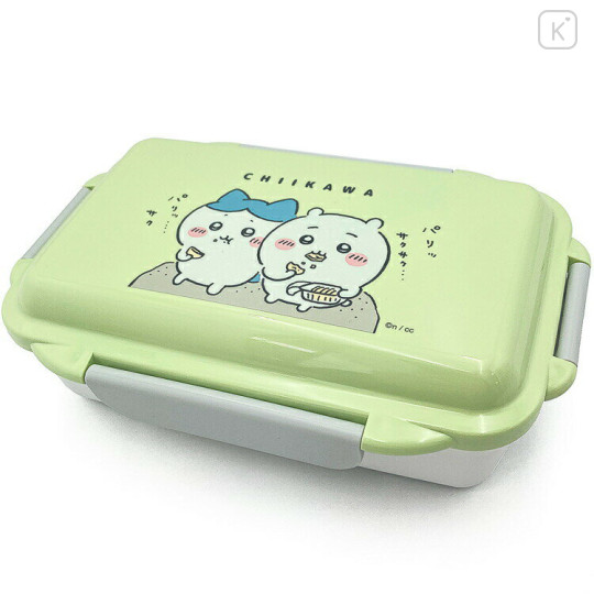 Japan Chiikawa Bento Lunch Box 500ml - Chiikawa / Hachiware / Green - 1