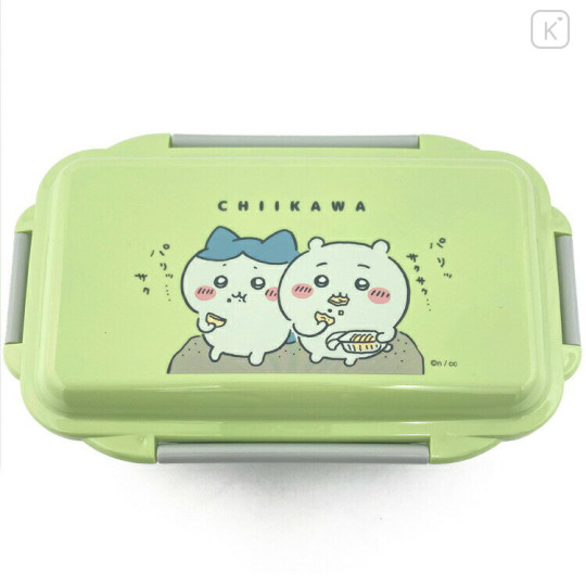 Japan Chiikawa Bento Lunch Box 500ml - Chiikawa / Hachiware / Green - 3